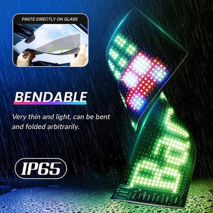Panel letrero de matriz led con control y bluetooth