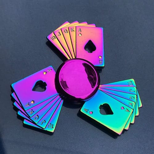Spinner tornasolado