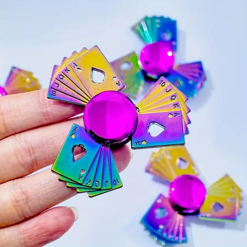 Spinner tornasolado