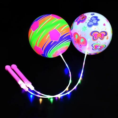 Pelota globo con luz 22 cm