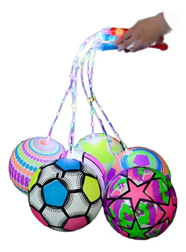 Pelota globo con luz 22 cm