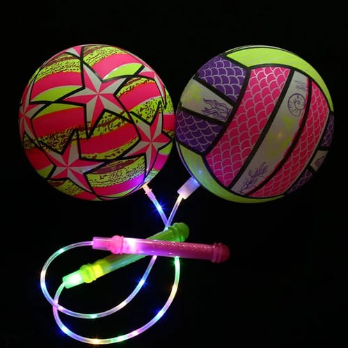 Pelota globo con luz 22 cm