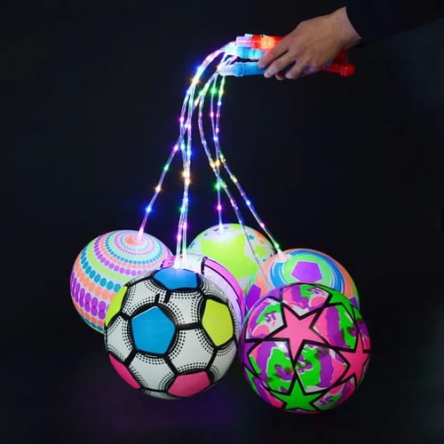 Pelota globo con luz 22 cm