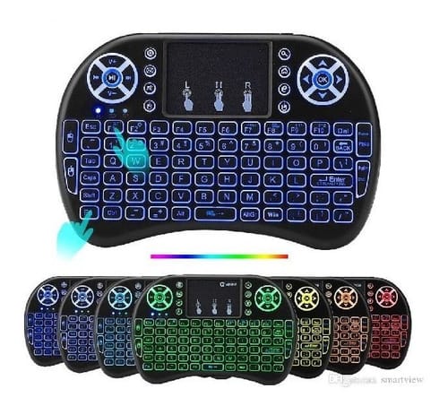 Mini teclado Inalambrico con luz led