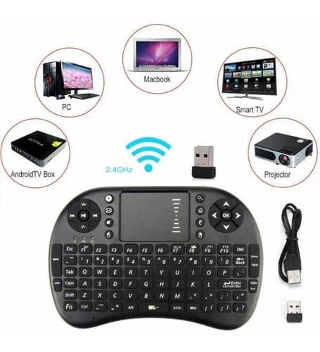 Mini teclado Inalambrico con luz led