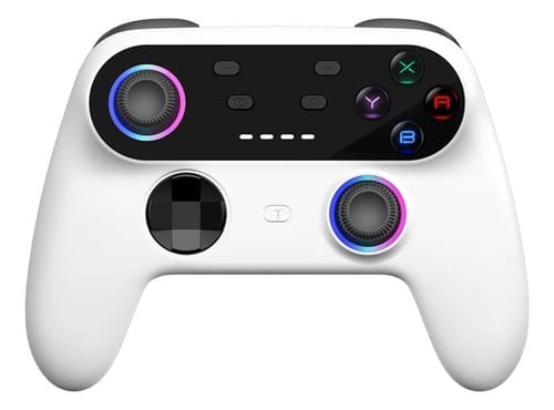 Joystick diseño play blanco