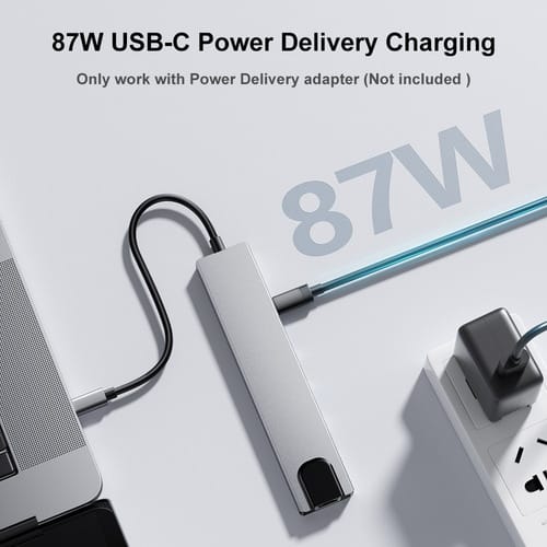 Adaptador HUB USB C 11 en 1 4K + audio