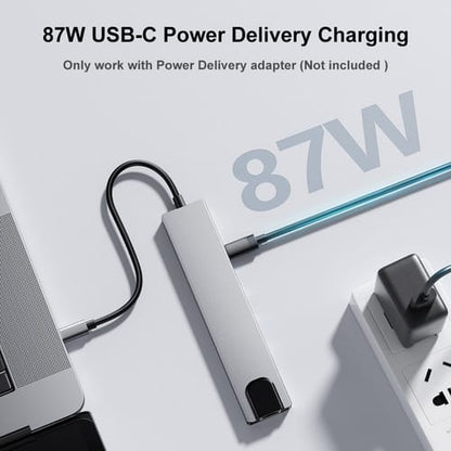 Adaptador HUB USB C 11 en 1 4K + audio