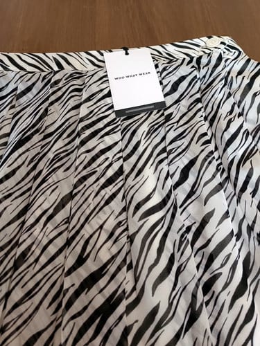 Pollera larga TG cebra gasa www