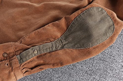 Camisa Hombre Con Parches en codos