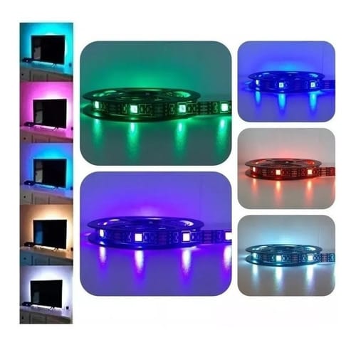 Tira de luces led con control