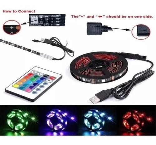 Tira de luces led con control