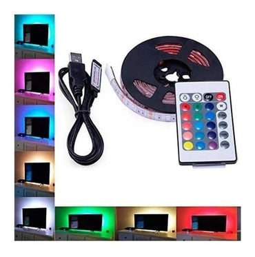 Tira de luces led con control