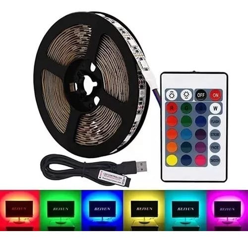 Tira de luces led con control