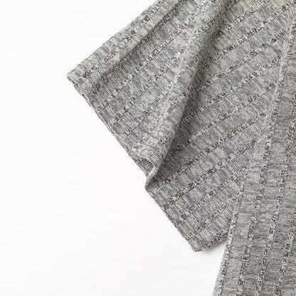 Remera hombre MC  elastizado escote en V