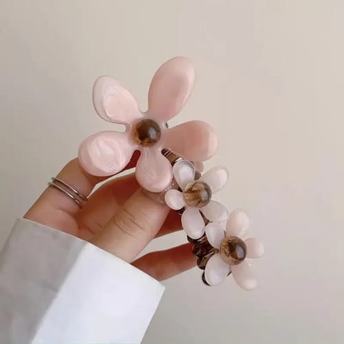 Broche de pelo espiral on flores