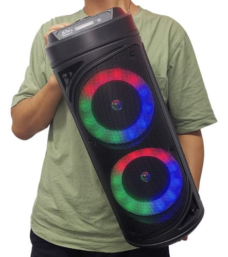 Parlante Inalambrico ZQS4239 dos bocinas con led