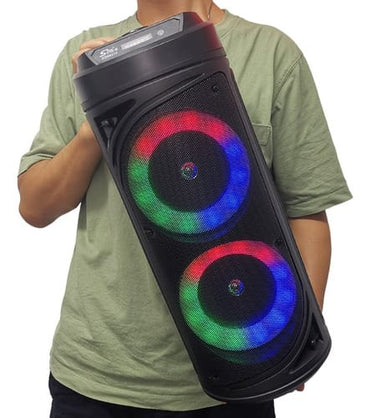 Parlante Inalambrico ZQS4239 dos bocinas con led