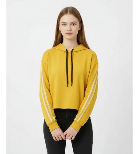 Buzo dama corto rallas en mangas