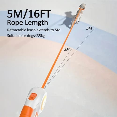 Correa mascotas retractil Rojeco