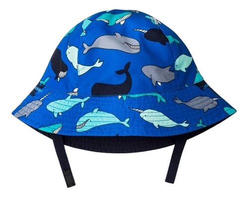 Gorro capelina niño ballenas