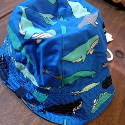 Gorro capelina niño ballenas