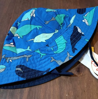 Gorro capelina niño ballenas