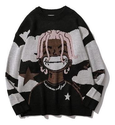 Buzo hombre hilo estilo Rap Afro pelo