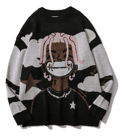 Buzo hombre hilo estilo Rap Afro pelo