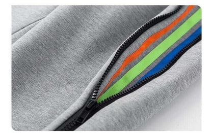 Deportivo Algodón cierre lateral con rallas de colores