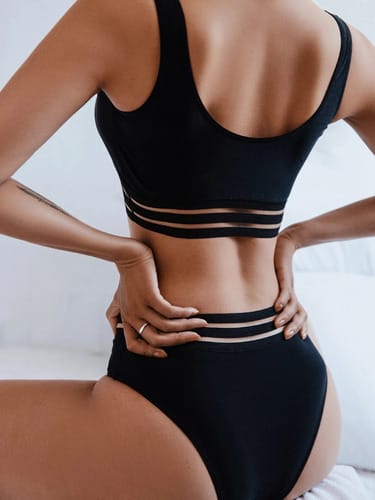 Bikini TA faja transparente