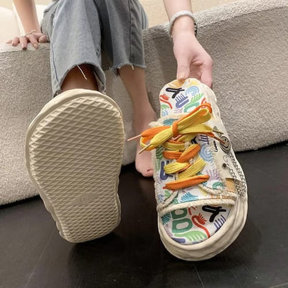 Chinelas dama jean con cadenas