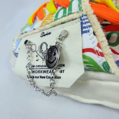 Chinelas dama jean con cadenas