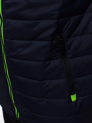 Campera hombre deportiva Combinada Slim