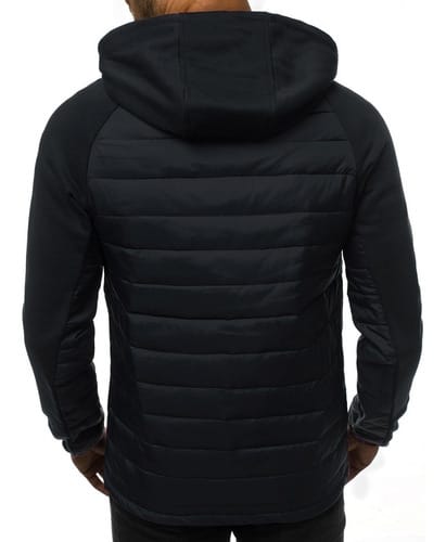 Campera hombre deportiva nylon y algodon