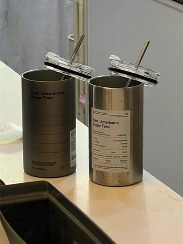 Vaso de acero inoxidable termico 300 ml