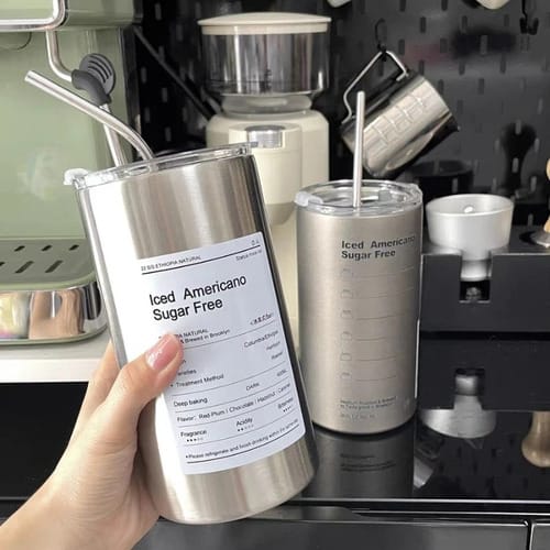 Vaso de acero inoxidable termico 300 ml