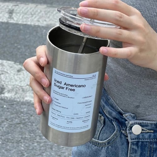 Vaso de acero inoxidable termico 300 ml