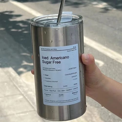 Vaso de acero inoxidable termico 300 ml