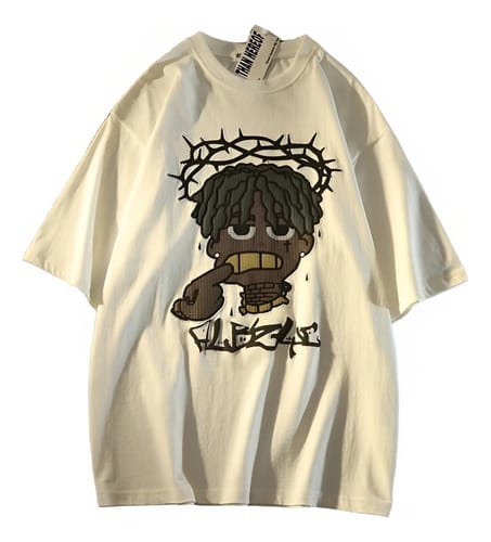 Remera hombre MC retro over size