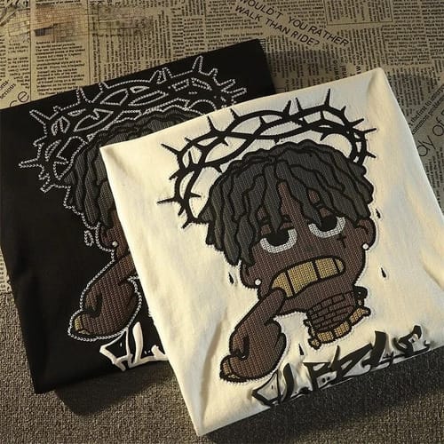 Remera hombre MC retro over size