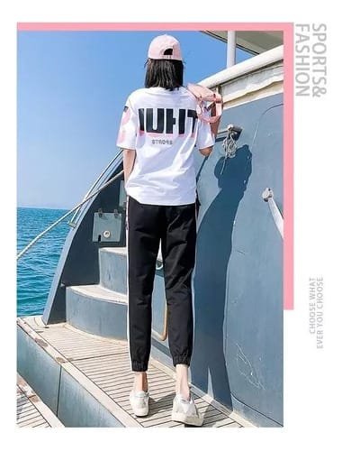 Conjunto deportivo dama pantalon y remera