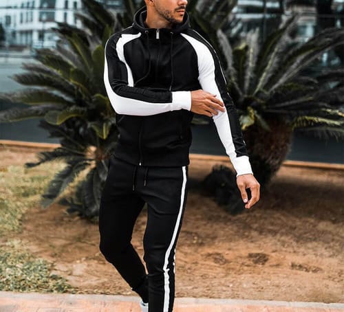 Conjunto hombre deportivo linea blanca