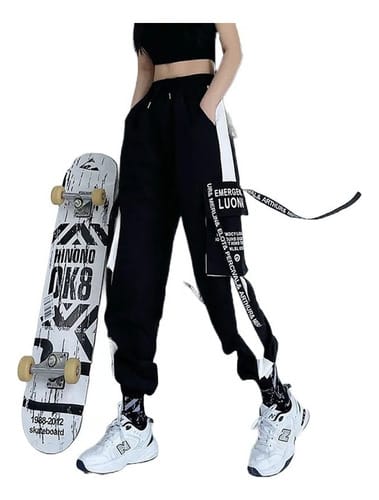 Pantalon mujer cargo con correas Arthur