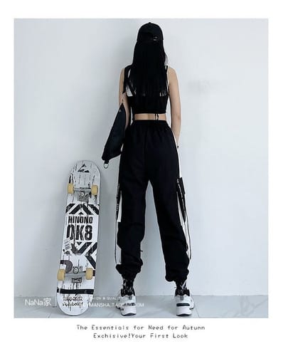 Pantalon mujer cargo con correas Arthur