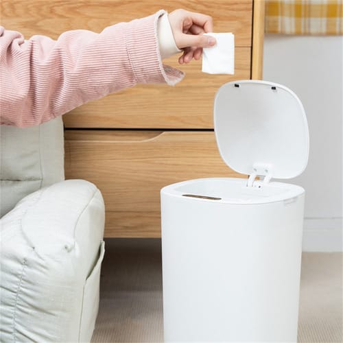 Papelera inteligente con sensor