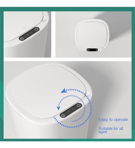 Papelera inteligente con sensor