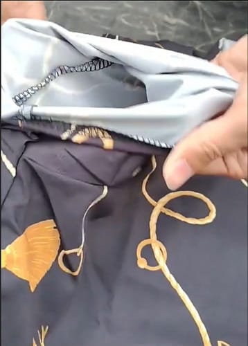 Conjunto hombre camisa y short detalle dorado