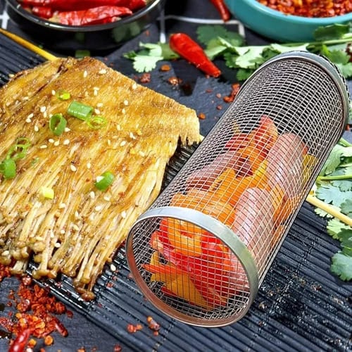 Cilindro de parrillero para verduras