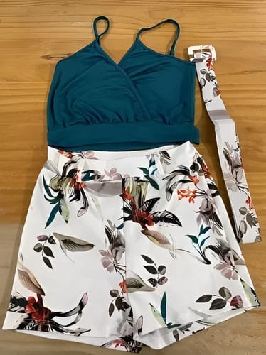 Conjunto dama short + musculosa